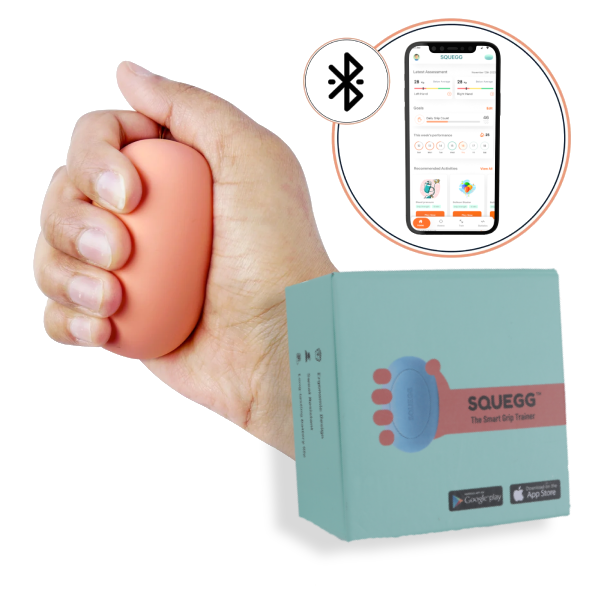 Squegg – Digital Hand Grip/ Pinch Strengthener